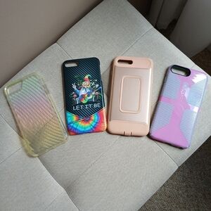 iPhone 8 plus set of 4 cute phone cases